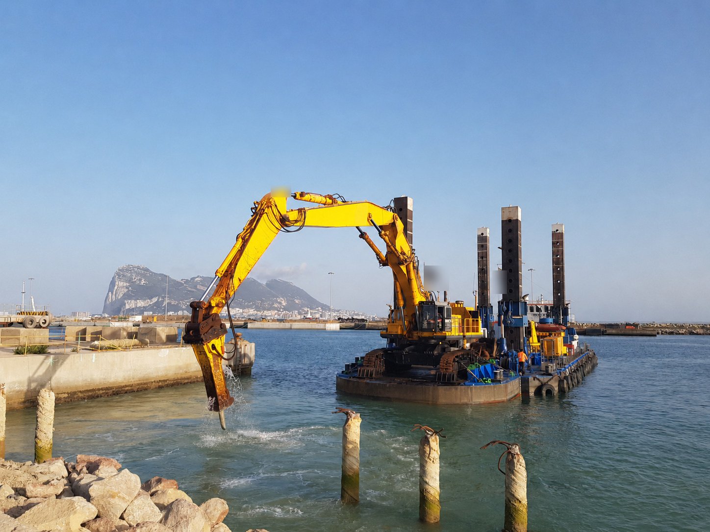 55 m-Class Four-Spud Backhoe Dredger