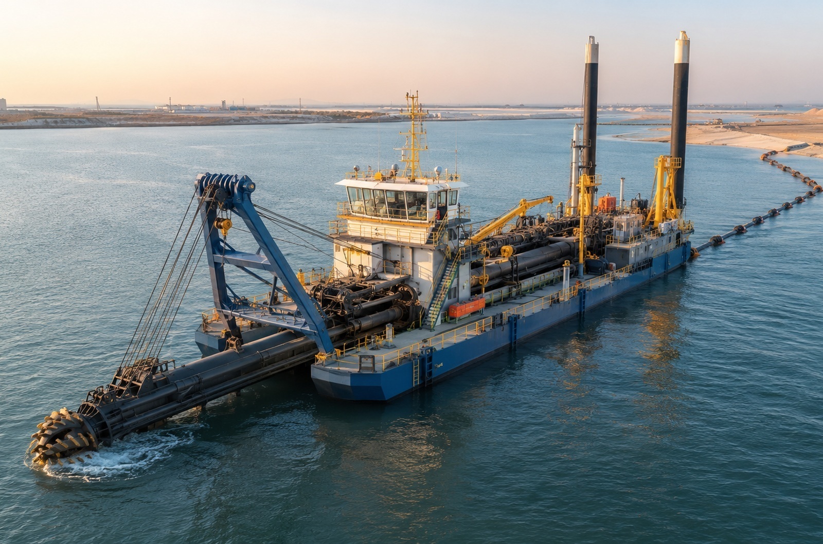 650 mm-Class Extended-Depth Cutter Suction Dredger