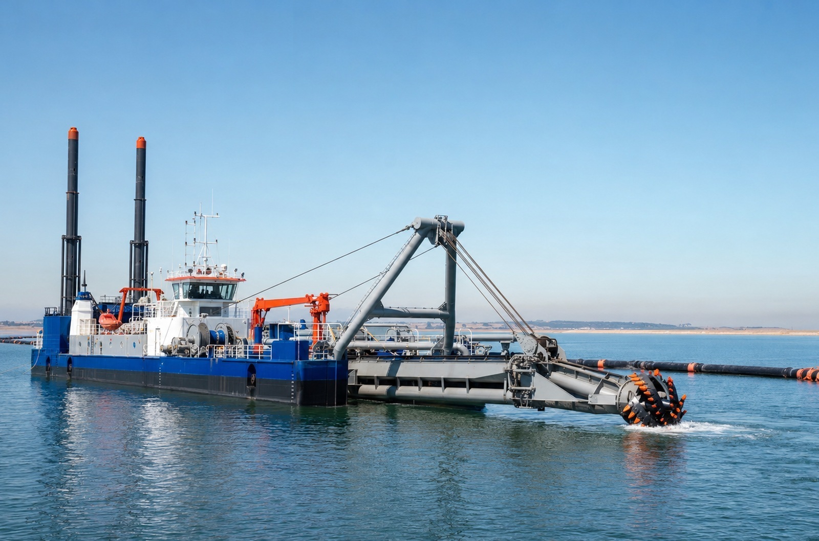 800 mm-Class Diesel-Hydraulic Cutter Suction Dredger