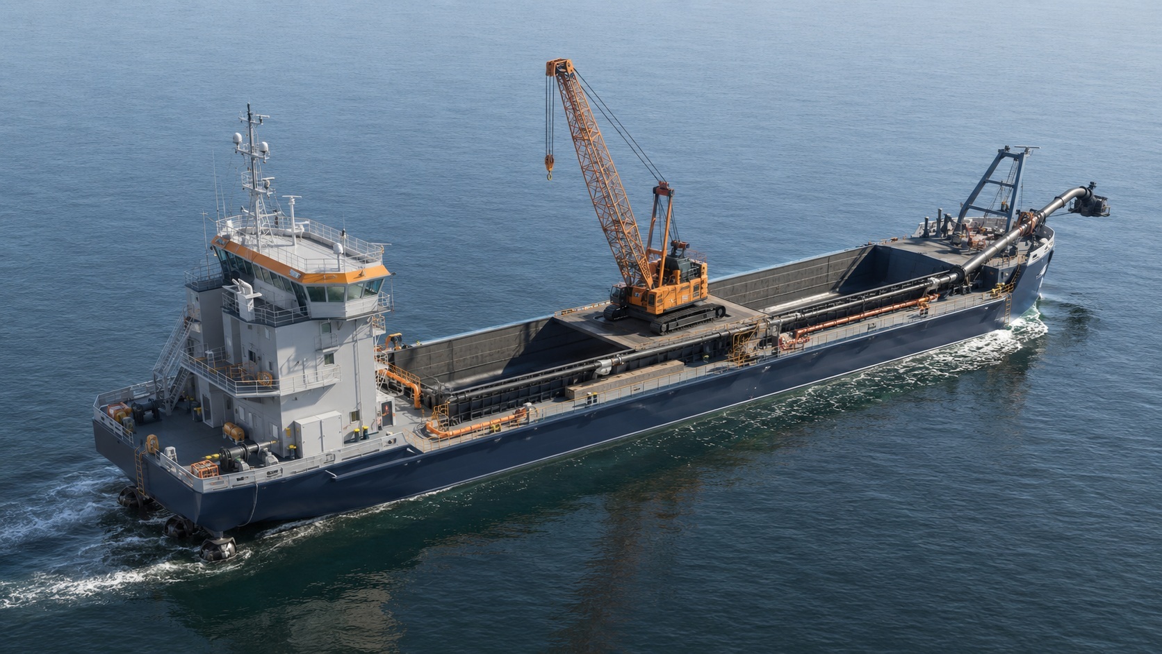 1,200 m³-Class Dual-Mode Split-Hopper Dredger