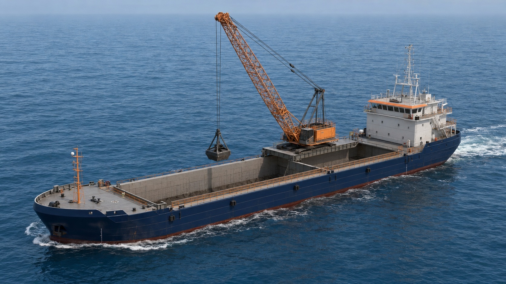 1,110 m³-Class Mechanical Split-Hopper Dredger