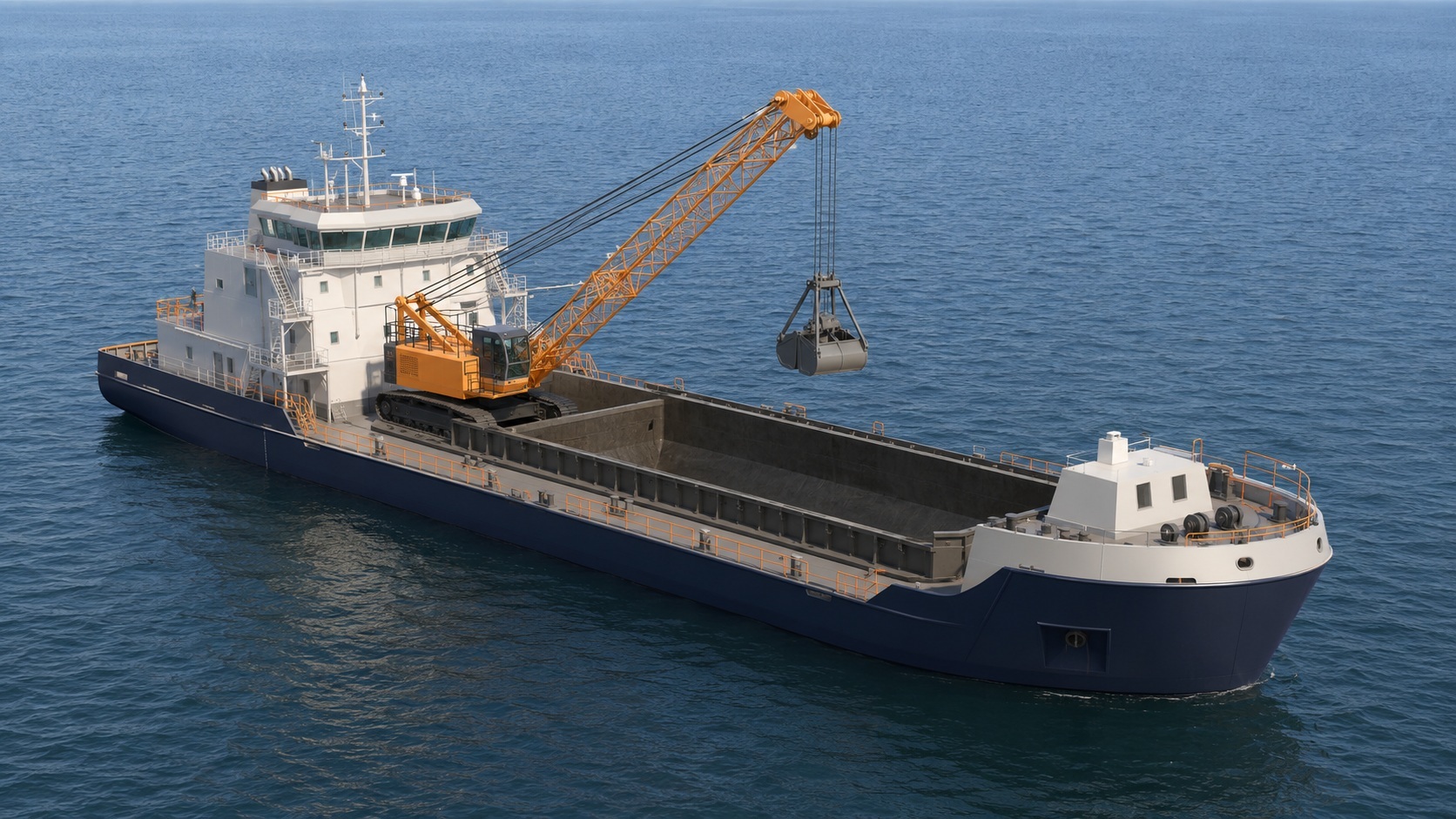 960 m³-Class Mechanical Split-Hopper Dredger