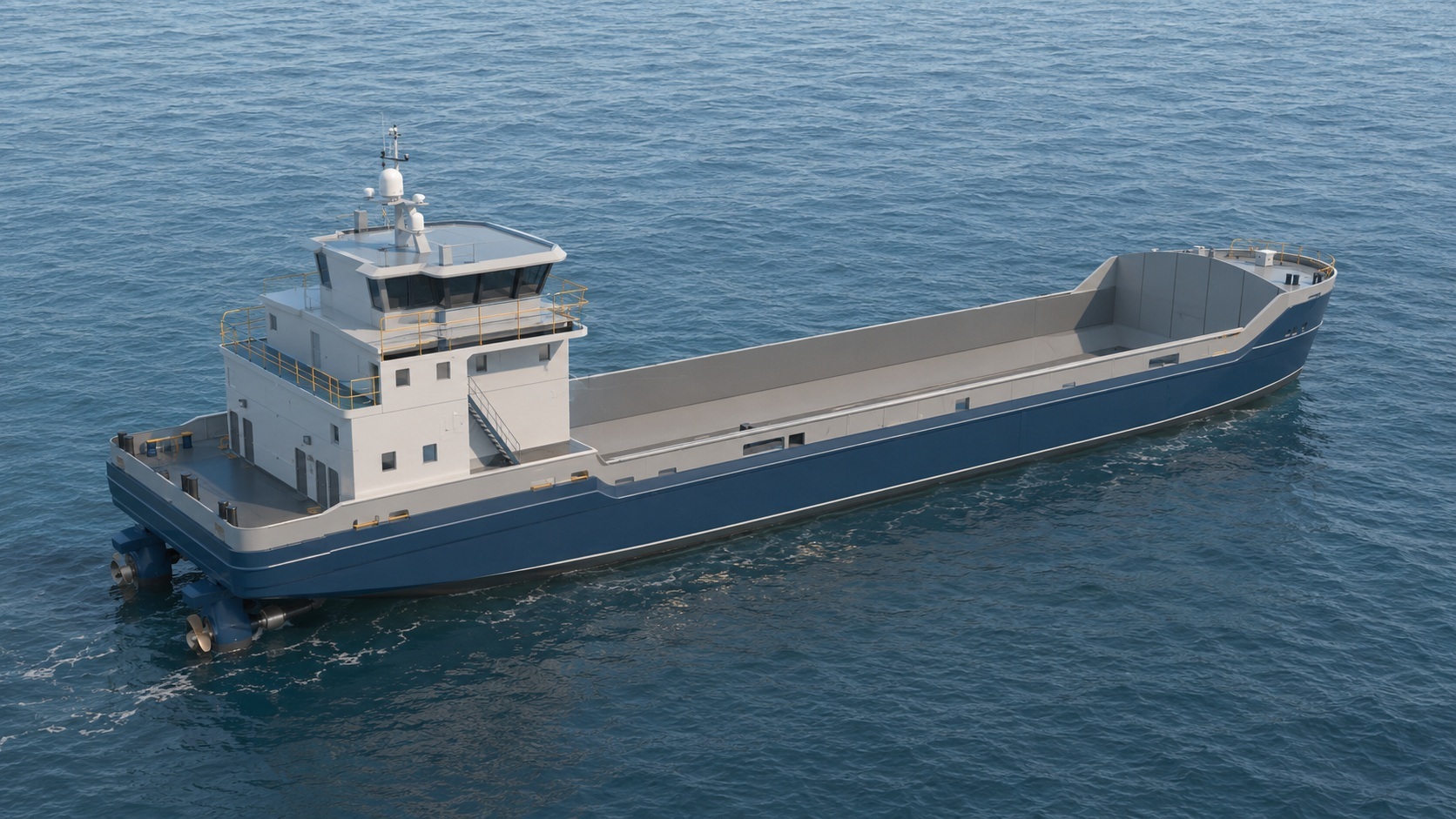985 m³-Class Split-Hopper Transport & Placement Vessel - Profile 2