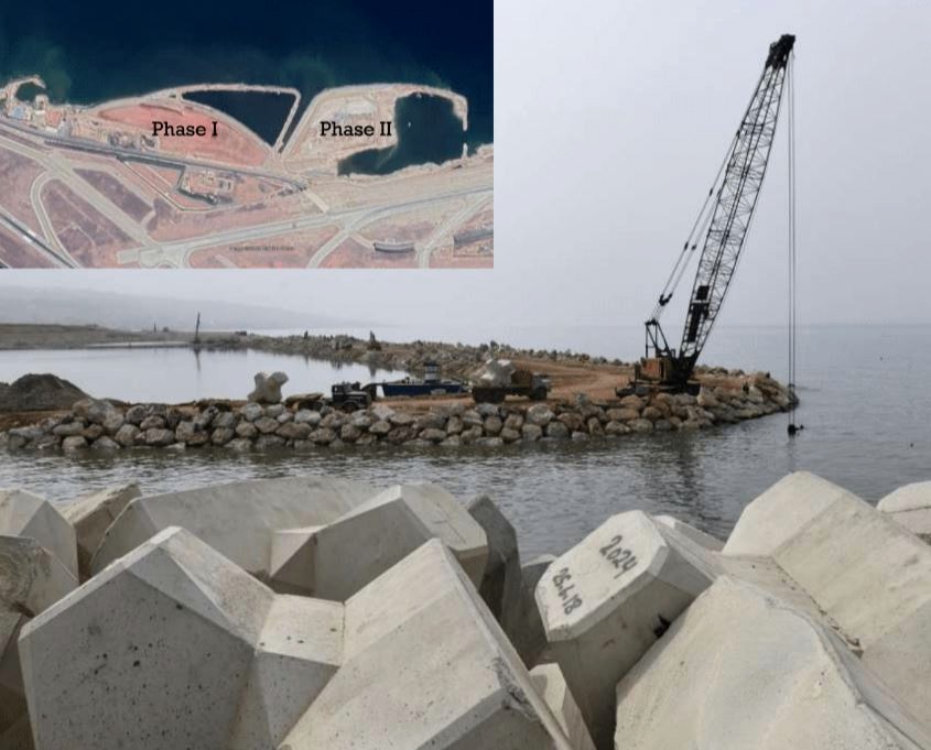Al Ghadir Landfill Breakwater Phase 1 and 2 · project view 2