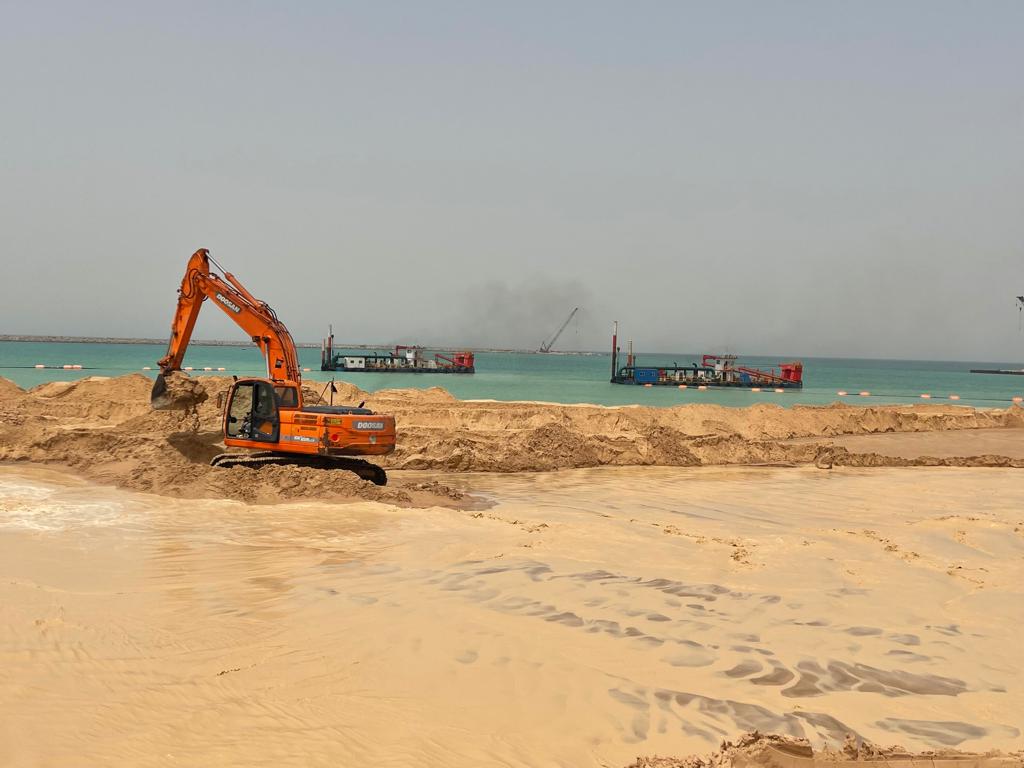 Al-Fayrouz Port Sand-Trap Excavation · project view 3