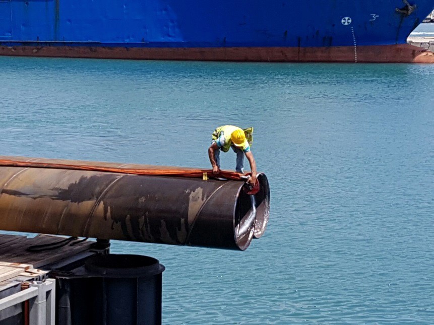 Haifa Submarine Harbour - Deep-Pile Quays and Dry Dock